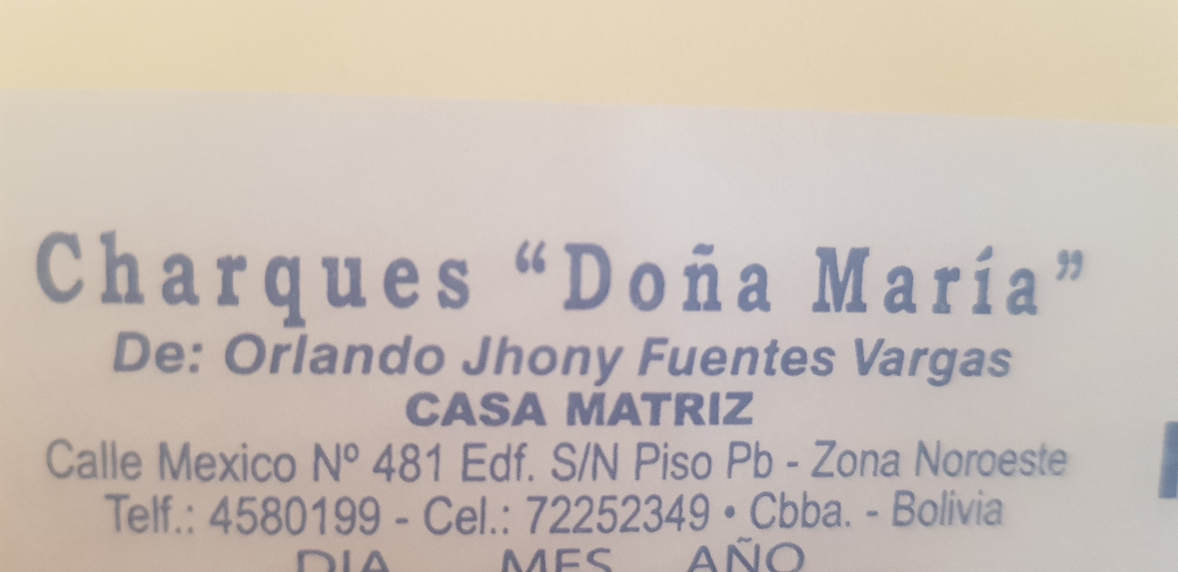 Charques Doña Maria
